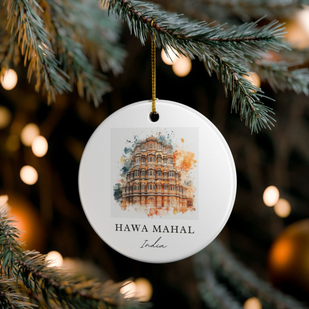 Hawa Mahal Jaipur India Ornament: Unique Hawa Mahal Jaipur Souvenir, Hawa Mahal Jaipur India Xmas Decor, and Authentic Hawa Mahal Jaipur Gift