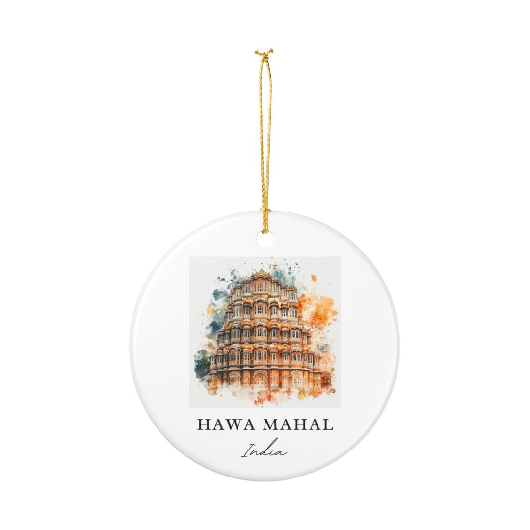 Hawa Mahal Jaipur India Ornament: Unique Hawa Mahal Jaipur Souvenir, Hawa Mahal Jaipur India Xmas Decor, and Authentic Hawa Mahal Jaipur Gift