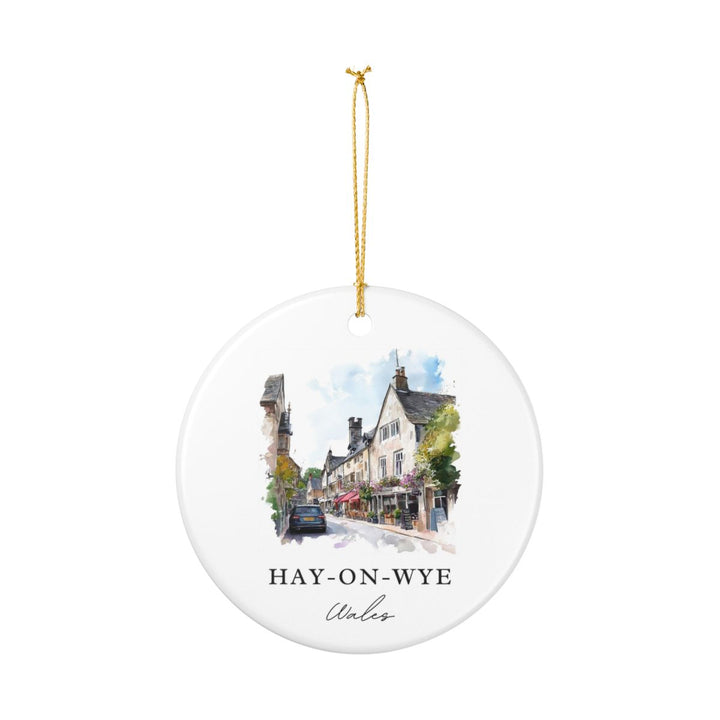 Hay-on-wye Ornament: Unique Hay-on-wye Souvenir, Hay-on-wye Xmas Decor, and Authentic Hay-on-wye Gift