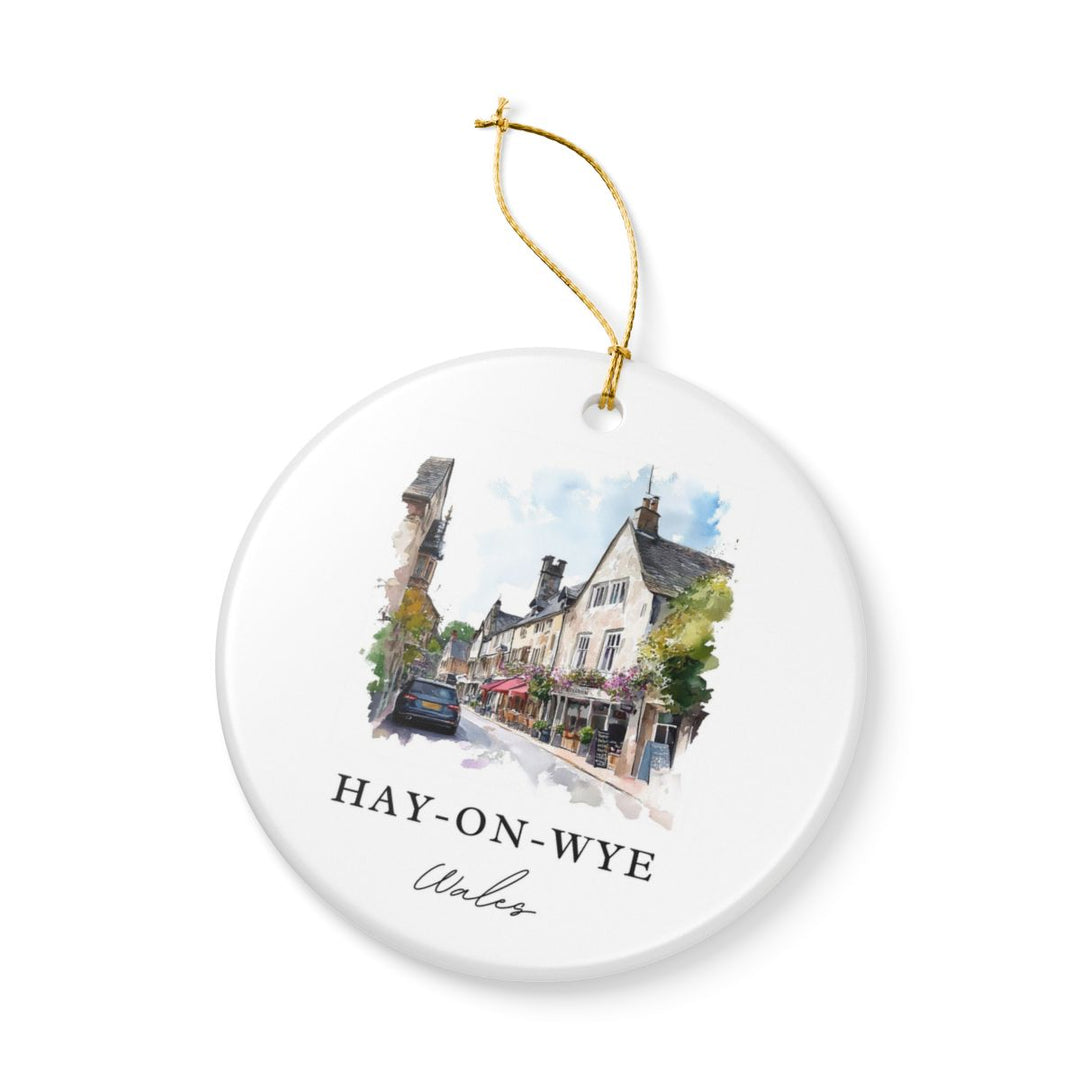 Hay-on-wye Ornament: Unique Hay-on-wye Souvenir, Hay-on-wye Xmas Decor, and Authentic Hay-on-wye Gift