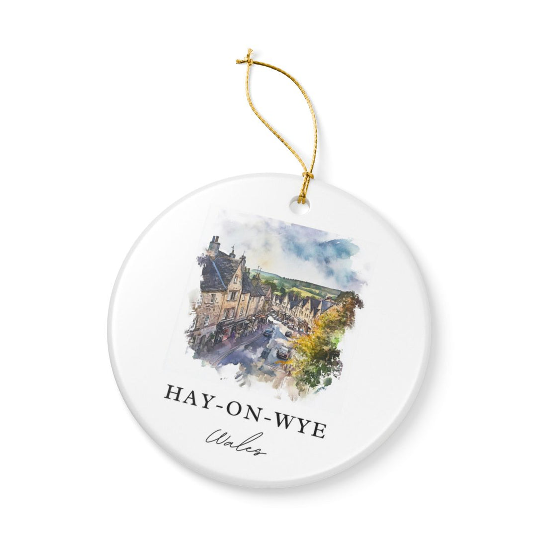 Hay-on-wye Ornament: Unique Hay-on-wye Souvenir, Hay-on-wye Xmas Decor, and Authentic Hay-on-wye Gift