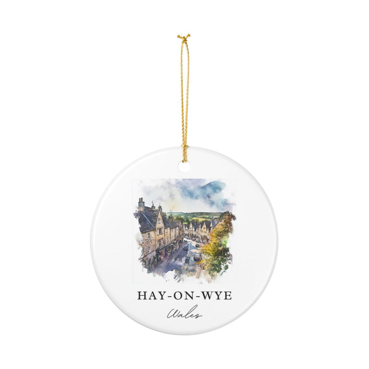 Hay-on-wye Ornament: Unique Hay-on-wye Souvenir, Hay-on-wye Xmas Decor, and Authentic Hay-on-wye Gift