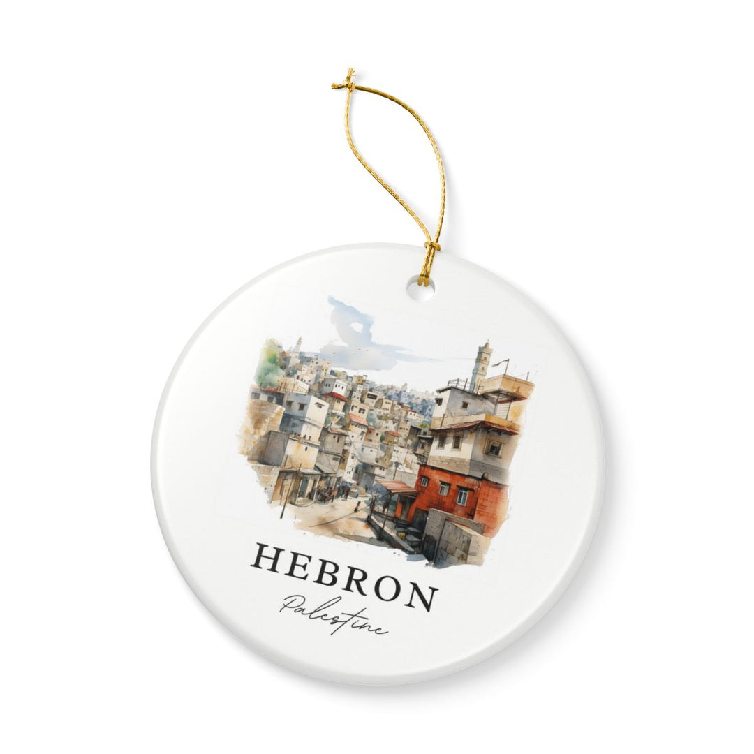 Hebron Palestine Ornament: Unique Hebron Palestine Souvenir, Hebron Palestine Xmas Decor, and Authentic Hebron Palestine Gift
