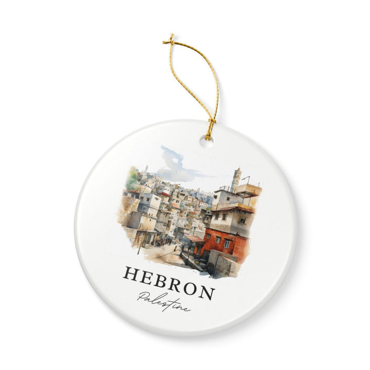 Hebron Palestine Ornament: Unique Hebron Palestine Souvenir, Hebron Palestine Xmas Decor, and Authentic Hebron Palestine Gift