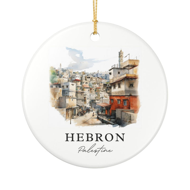 Hebron Palestine Ornament: Unique Hebron Palestine Souvenir, Hebron Palestine Xmas Decor, and Authentic Hebron Palestine Gift