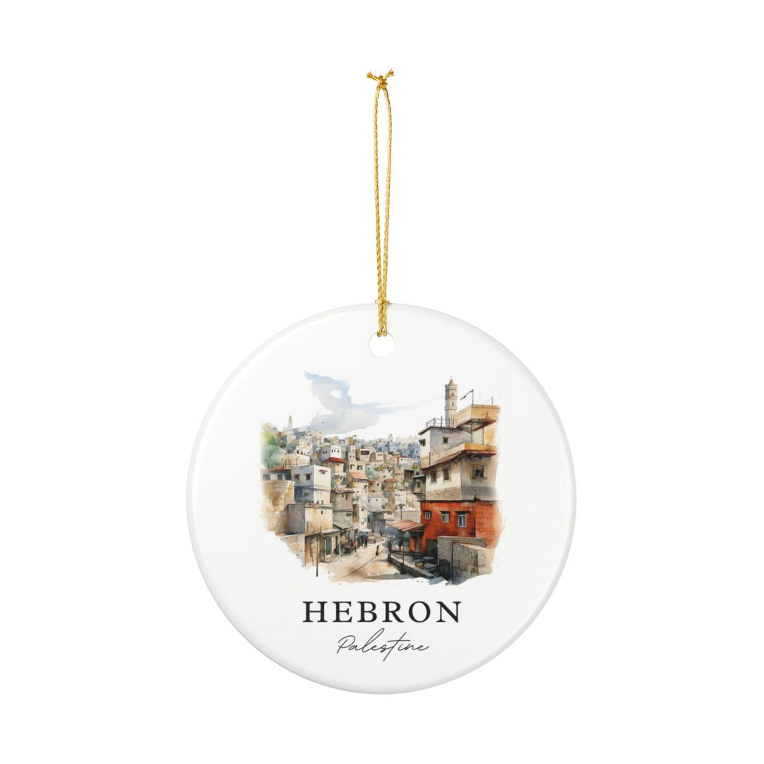 Hebron Palestine Ornament: Unique Hebron Palestine Souvenir, Hebron Palestine Xmas Decor, and Authentic Hebron Palestine Gift