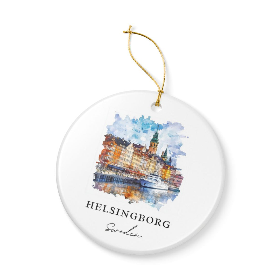 Helsinborg Sweden Ornament: Unique Helsinborg Souvenir, Helsinborg Sweden Xmas Decor, and Authentic Helsinborg Gift