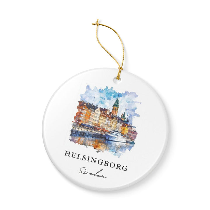 Helsinborg Sweden Ornament: Unique Helsinborg Souvenir, Helsinborg Sweden Xmas Decor, and Authentic Helsinborg Gift
