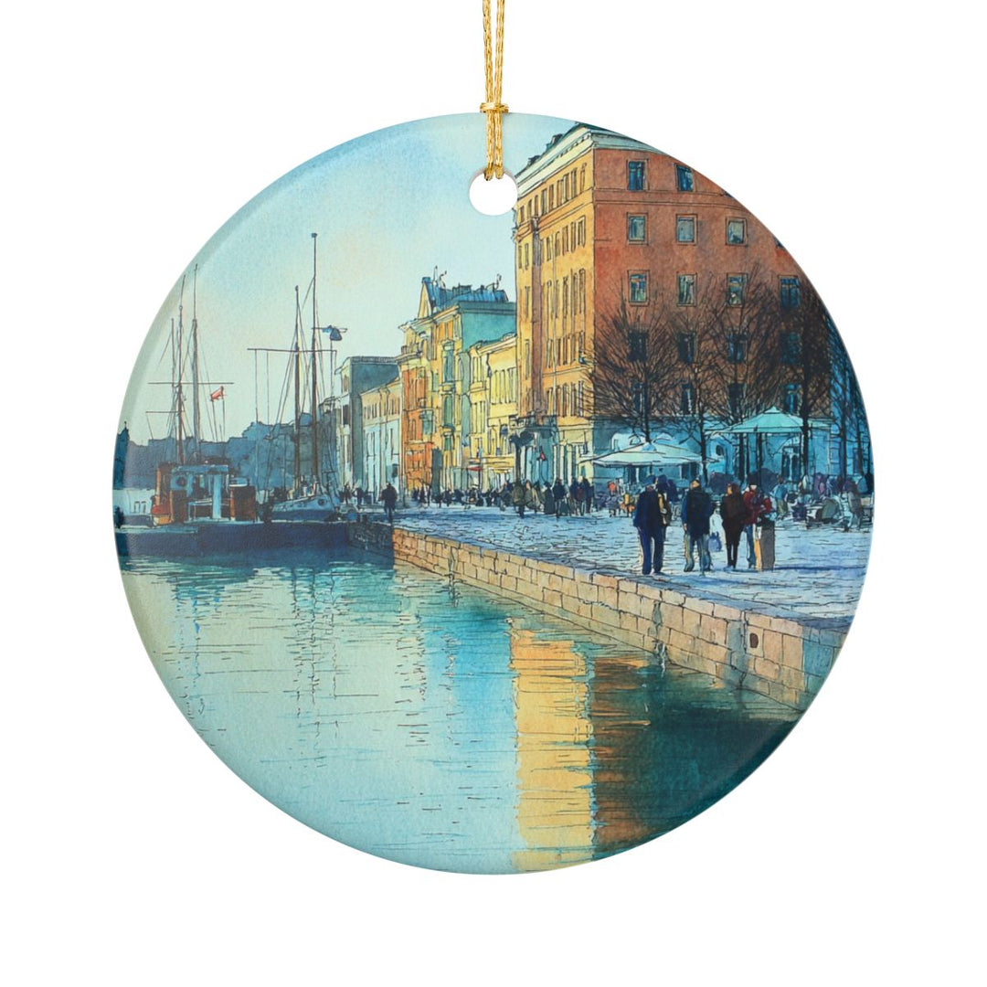 Helsinki Finland Ornament: Unique Helsinki Souvenir, Helsinki Finland Xmas Decor, and Authentic Helsinki Gift