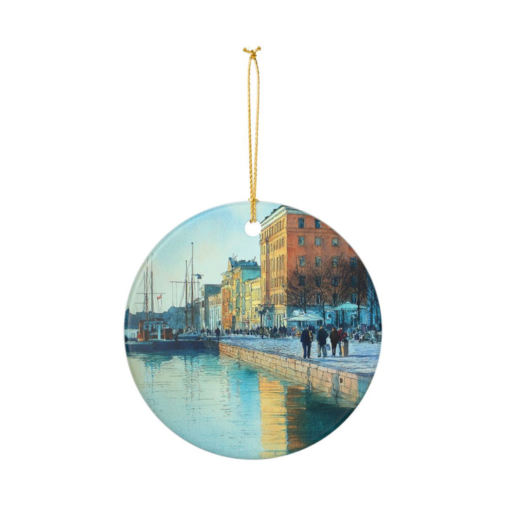Helsinki Finland Ornament: Unique Helsinki Souvenir, Helsinki Finland Xmas Decor, and Authentic Helsinki Gift