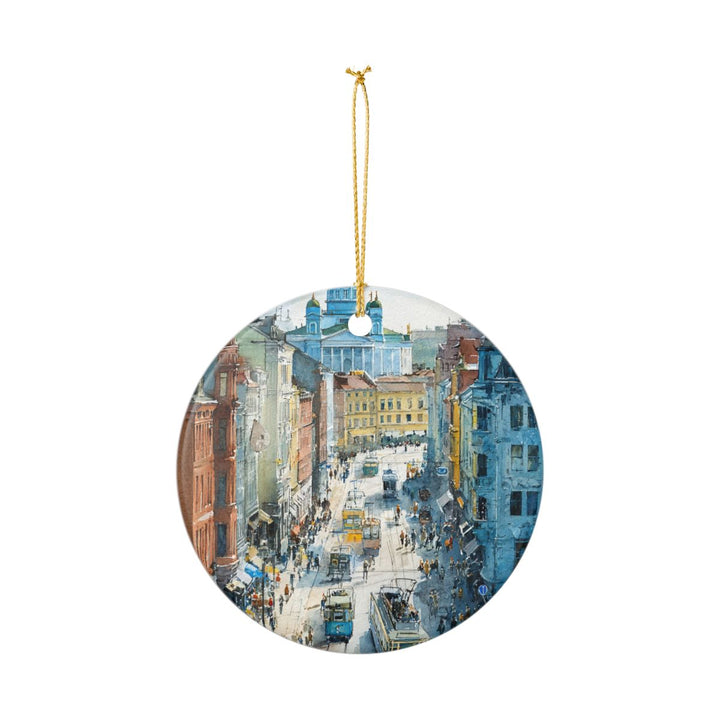 Helsinki Finland Ornament: Unique Helsinki Souvenir, Helsinki Finland Xmas Decor, and Authentic Helsinki Gift