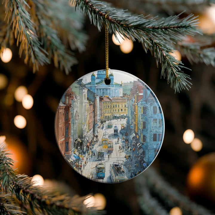 Helsinki Finland Ornament: Unique Helsinki Souvenir, Helsinki Finland Xmas Decor, and Authentic Helsinki Gift