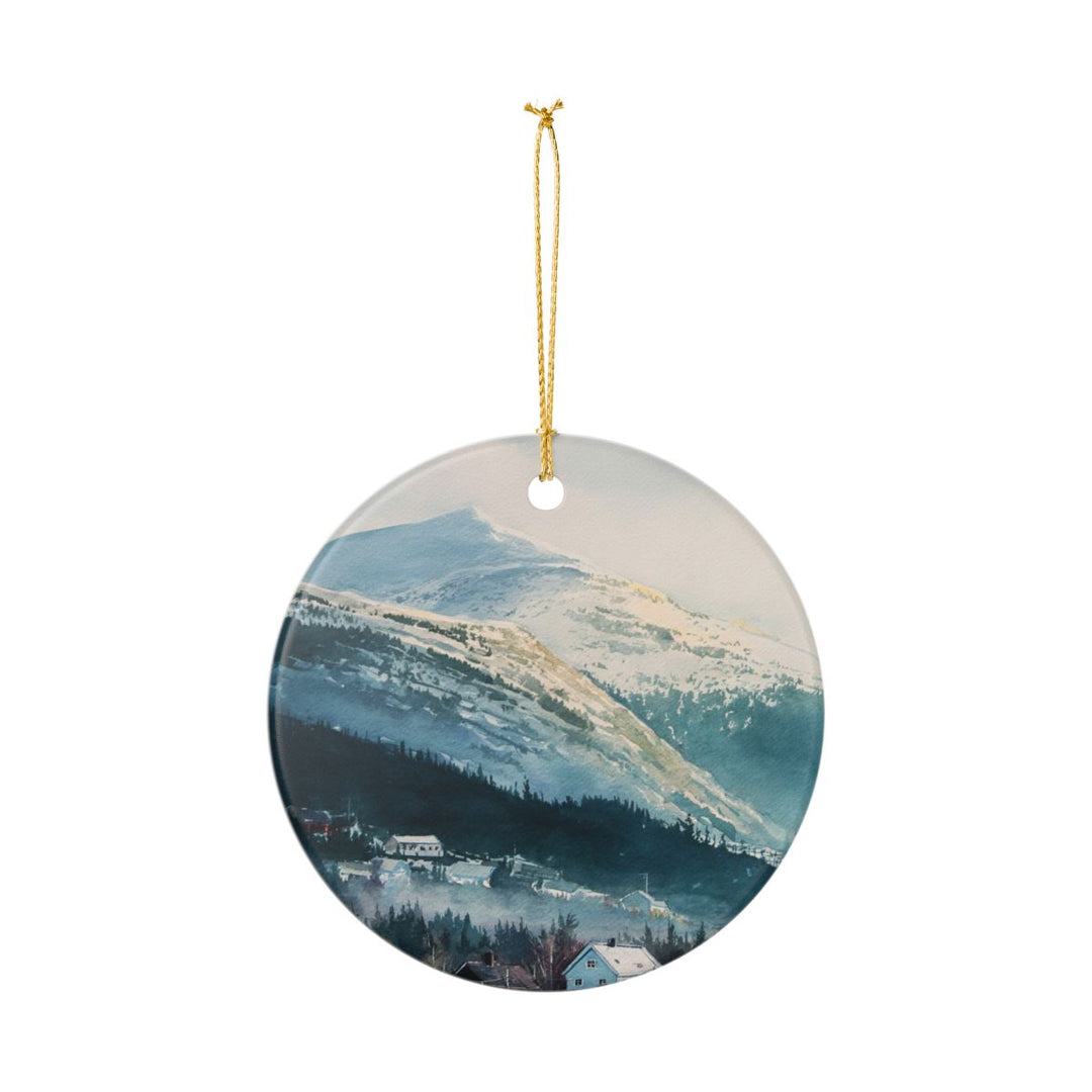 Hemsedal Norway Ornament: Unique Hemsedal Souvenir, Hemsedal Norway Xmas Decor, and Authentic Hemsedal Gift