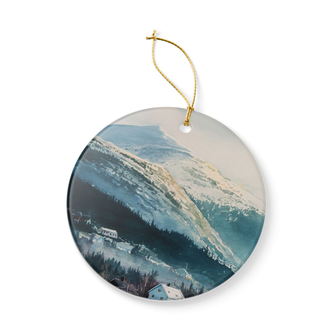 Hemsedal Norway Ornament: Unique Hemsedal Souvenir, Hemsedal Norway Xmas Decor, and Authentic Hemsedal Gift