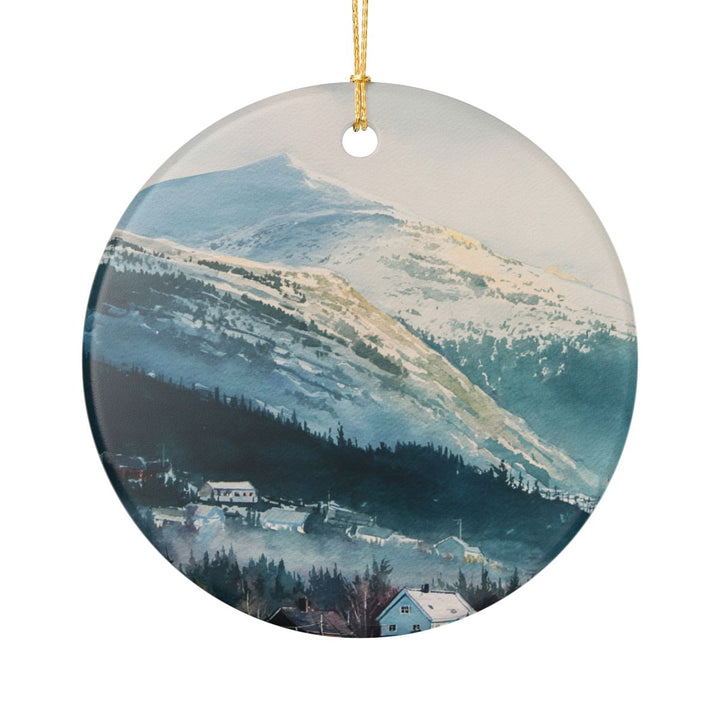 Hemsedal Norway Ornament: Unique Hemsedal Souvenir, Hemsedal Norway Xmas Decor, and Authentic Hemsedal Gift
