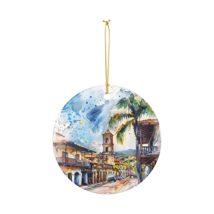Heredia Costa Rica Ornament: Unique Heredia Costa Rica Souvenir, Heredia Costa Rica Xmas Decor, and Authentic Heredia Costa Rica Gift
