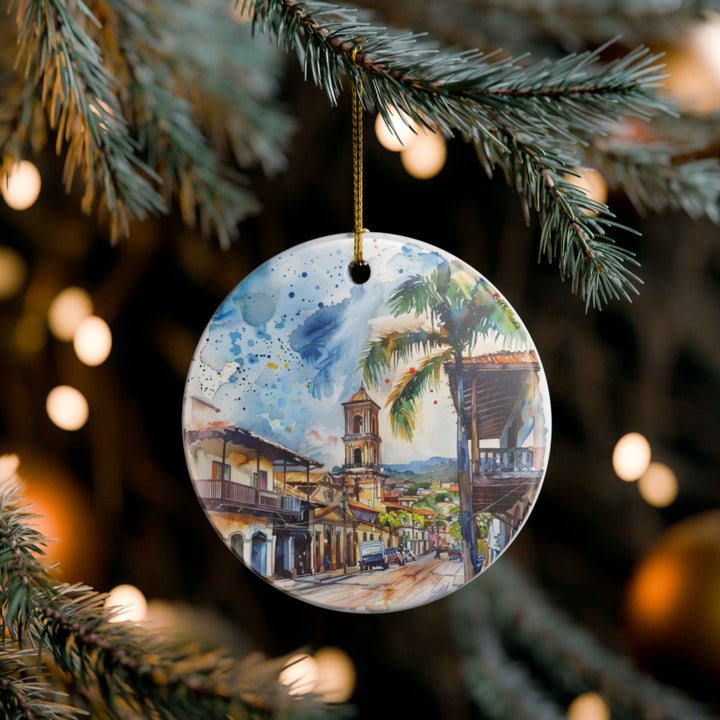 Heredia Costa Rica Ornament: Unique Heredia Costa Rica Souvenir, Heredia Costa Rica Xmas Decor, and Authentic Heredia Costa Rica Gift