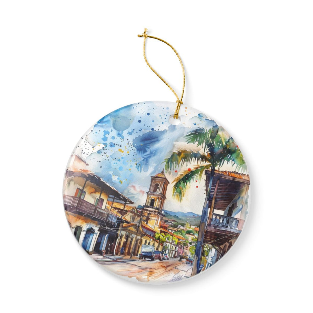 Heredia Costa Rica Ornament: Unique Heredia Costa Rica Souvenir, Heredia Costa Rica Xmas Decor, and Authentic Heredia Costa Rica Gift