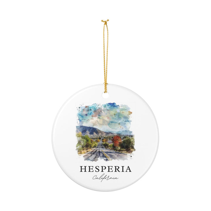Hesperia California Ornament: Unique Hesperia Souvenir, Hesperia California Xmas Decor, and Authentic Hesperia Gift