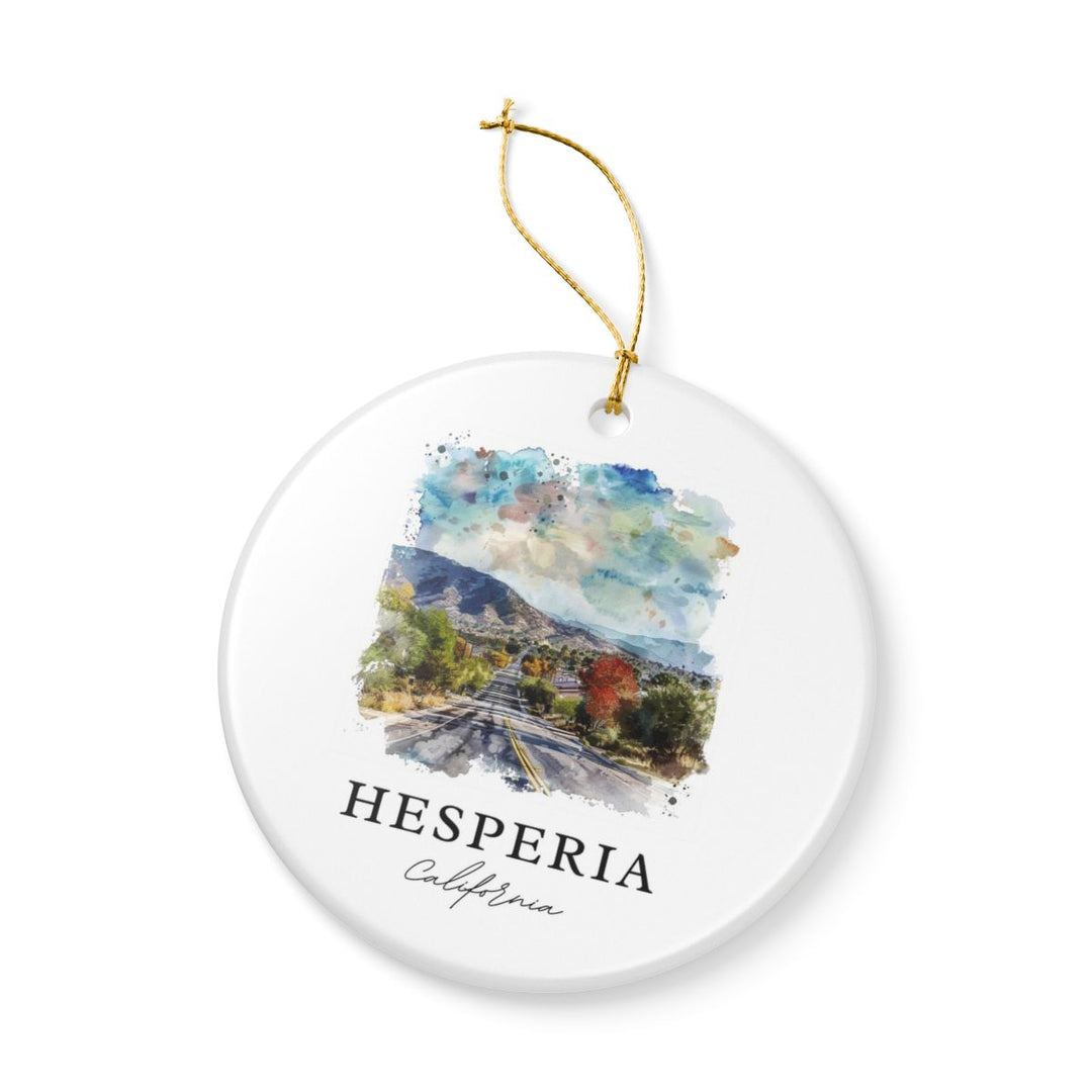 Hesperia California Ornament: Unique Hesperia Souvenir, Hesperia California Xmas Decor, and Authentic Hesperia Gift