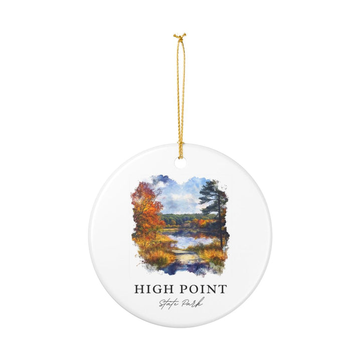 High Point State Park USA Ornament: Unique High Point State Park Souvenir, High Point State Park USA Xmas Decor, and Authentic High Point State Park Gift