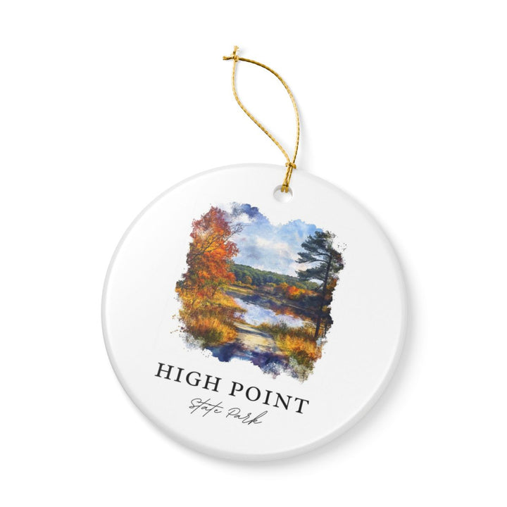 High Point State Park USA Ornament: Unique High Point State Park Souvenir, High Point State Park USA Xmas Decor, and Authentic High Point State Park Gift