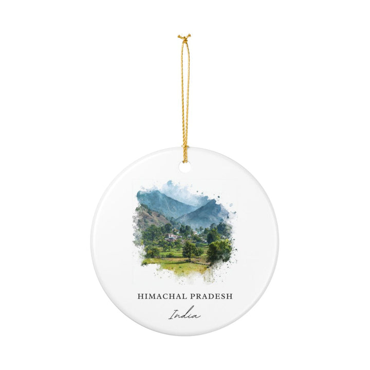 Himachal Pradesh India Ornament: Unique Himachal Pradesh Souvenir, Himachal Pradesh India Xmas Decor, and Authentic Himachal Pradesh Gift