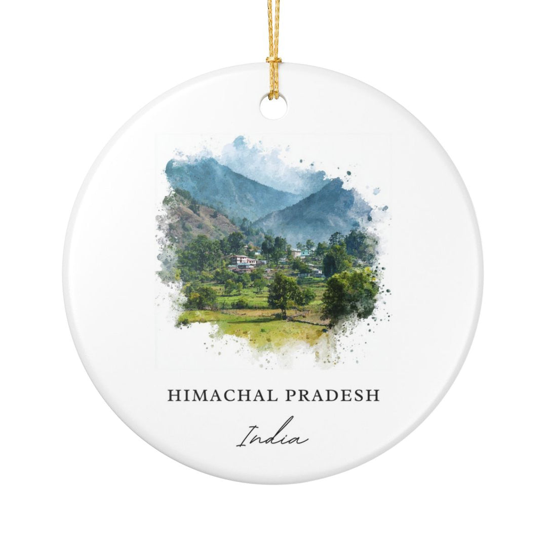 Himachal Pradesh India Ornament: Unique Himachal Pradesh Souvenir, Himachal Pradesh India Xmas Decor, and Authentic Himachal Pradesh Gift
