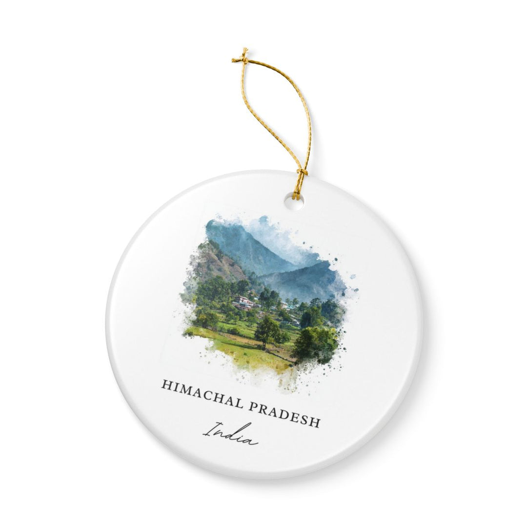 Himachal Pradesh India Ornament: Unique Himachal Pradesh Souvenir, Himachal Pradesh India Xmas Decor, and Authentic Himachal Pradesh Gift