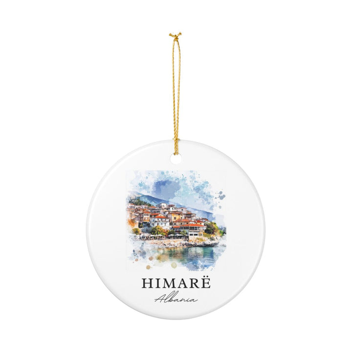 Himare Albania Ornament: Unique Himare Albania Souvenir, Himare Albania Xmas Decor, and Authentic Himare Albania Gift