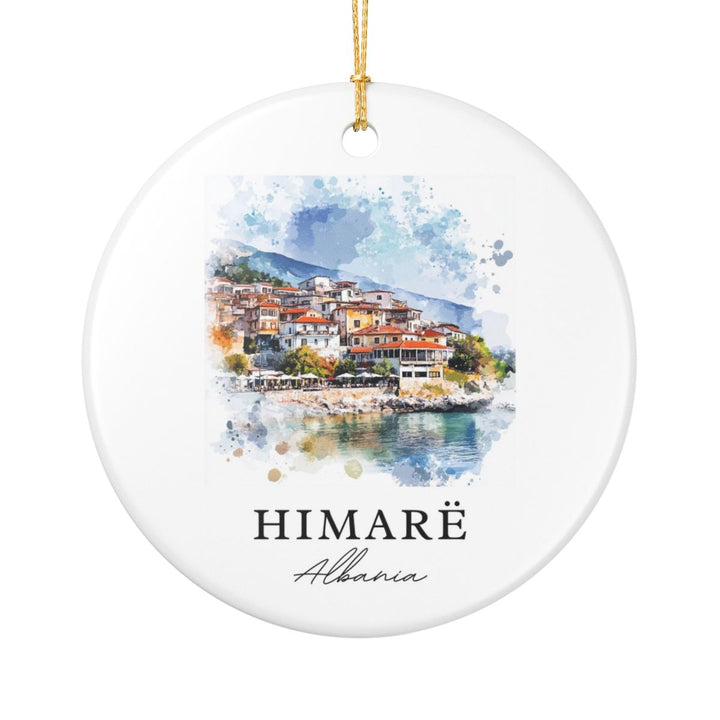 Himare Albania Ornament: Unique Himare Albania Souvenir, Himare Albania Xmas Decor, and Authentic Himare Albania Gift