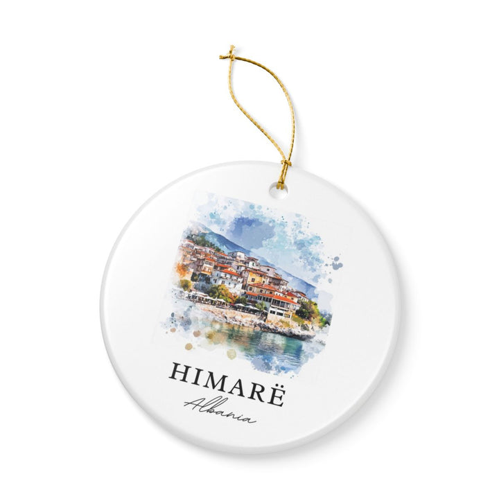 Himare Albania Ornament: Unique Himare Albania Souvenir, Himare Albania Xmas Decor, and Authentic Himare Albania Gift