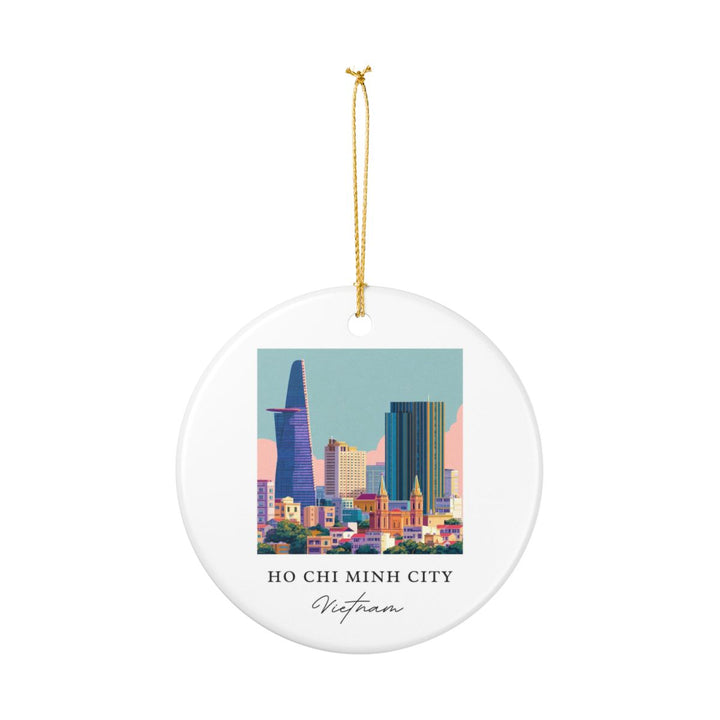 Ho Chi Minh City Ornament: Unique Ho Chi Minh City Souvenir, Ho Chi Minh City Xmas Decor, and Authentic Ho Chi Minh City Gift