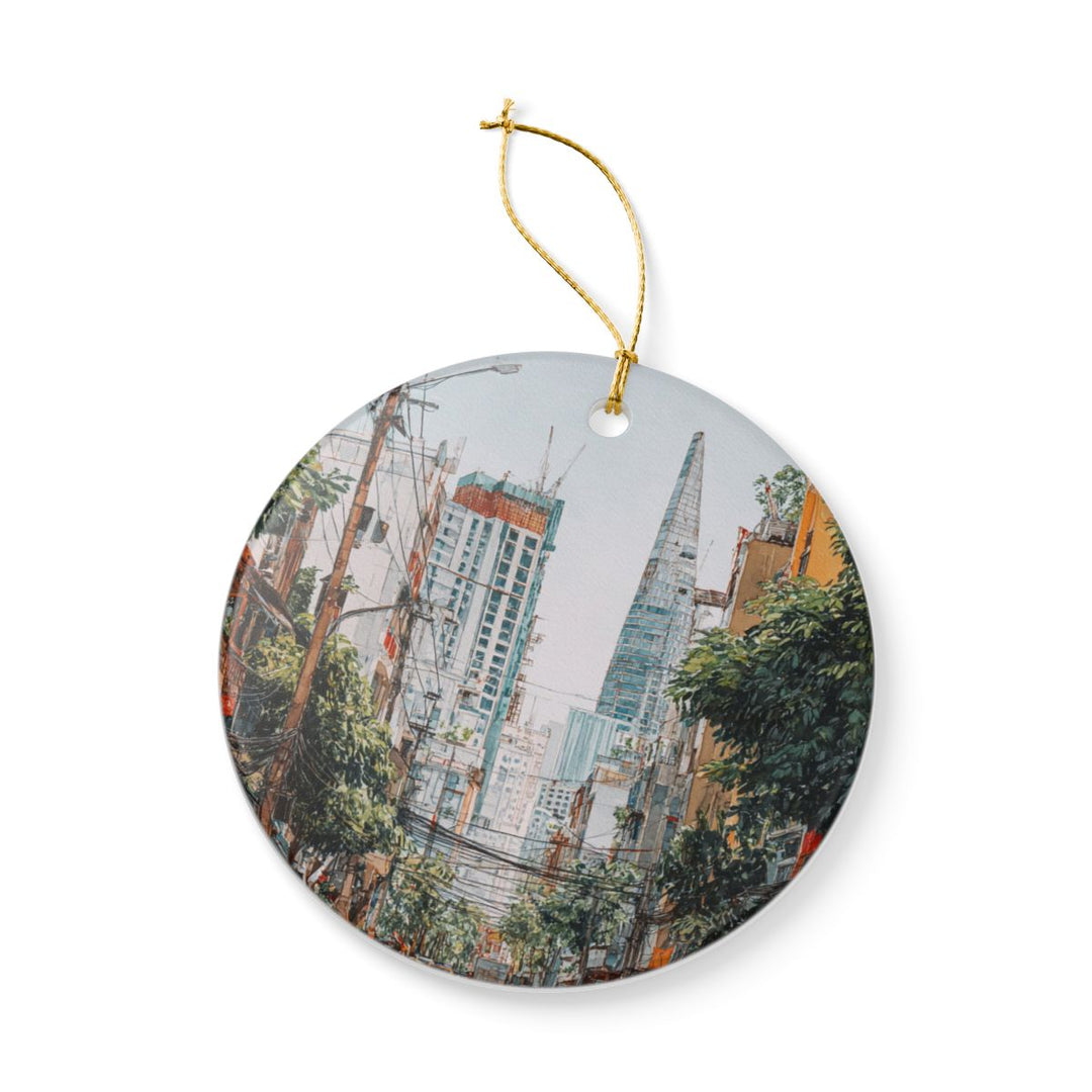 Ho Chi Minh City Ornament: Unique Ho Chi Minh City Souvenir, Ho Chi Minh City Xmas Decor, and Authentic Ho Chi Minh City Gift