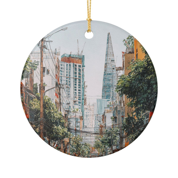 Ho Chi Minh City Ornament: Unique Ho Chi Minh City Souvenir, Ho Chi Minh City Xmas Decor, and Authentic Ho Chi Minh City Gift