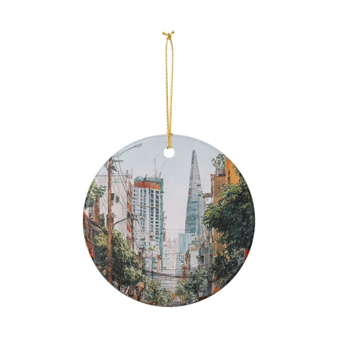 Ho Chi Minh City Ornament: Unique Ho Chi Minh City Souvenir, Ho Chi Minh City Xmas Decor, and Authentic Ho Chi Minh City Gift