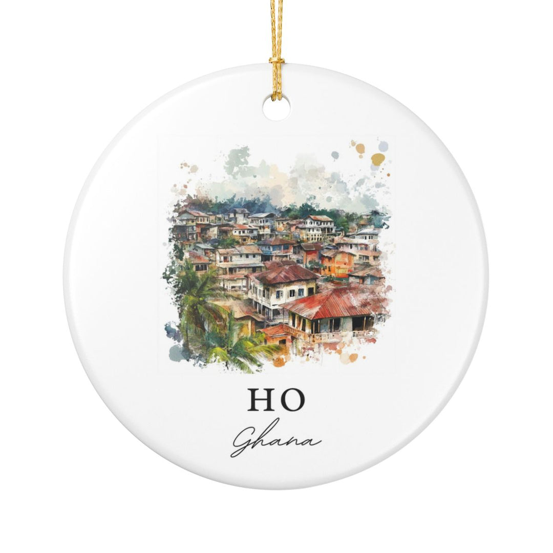 Ho Ghana Ornament: Unique Ho Souvenir, Ho Ghana Xmas Decor, and Authentic Ho Gift