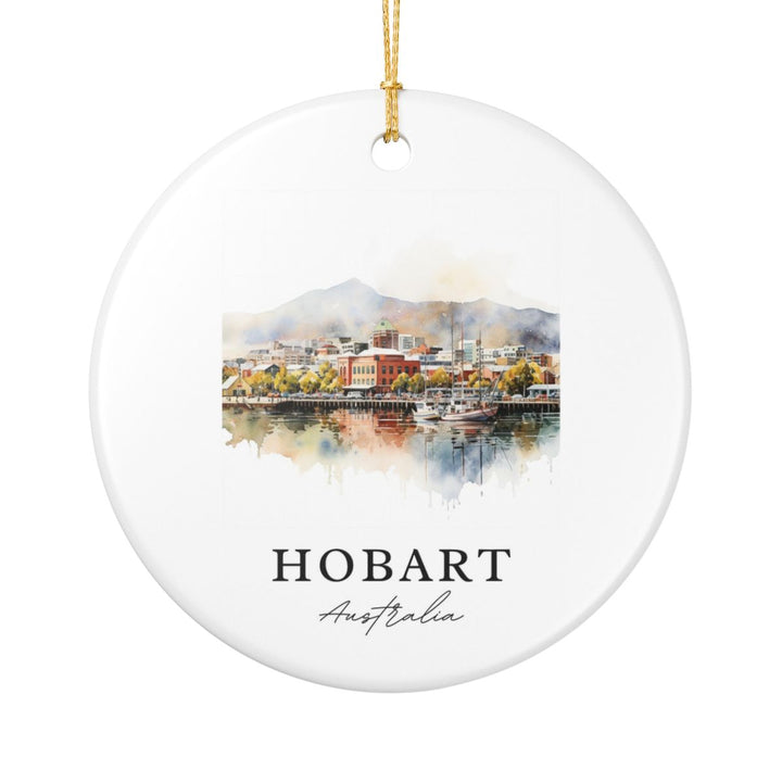 Hobart Australia Ornament: Unique Hobart Souvenir, Hobart Australia Xmas Decor, and Authentic Hobart Gift