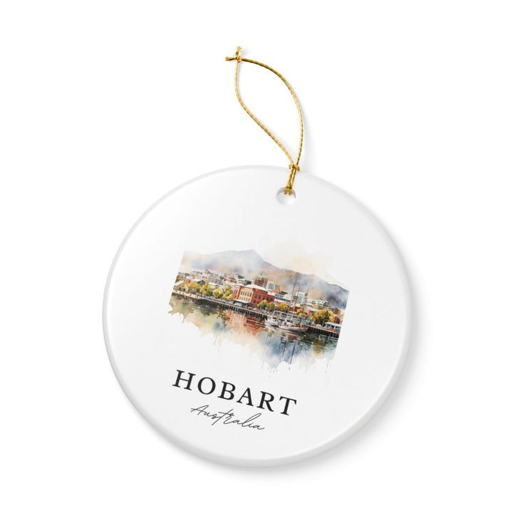 Hobart Australia Ornament: Unique Hobart Souvenir, Hobart Australia Xmas Decor, and Authentic Hobart Gift