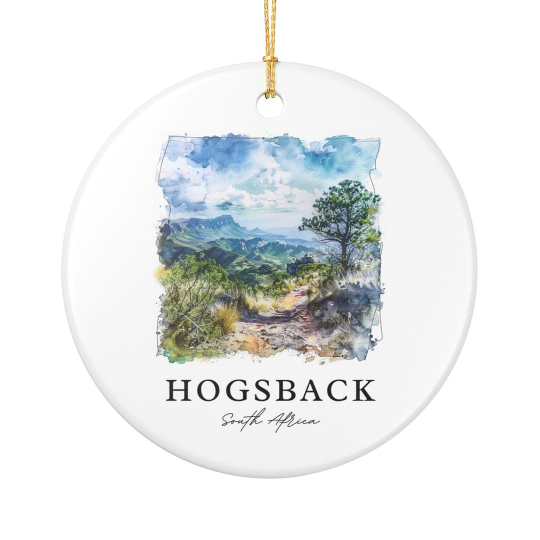 Hogsback South Africa Ornament: Unique Hogsback Souvenir, Hogsback South Africa Xmas Decor, and Authentic Hogsback Gift