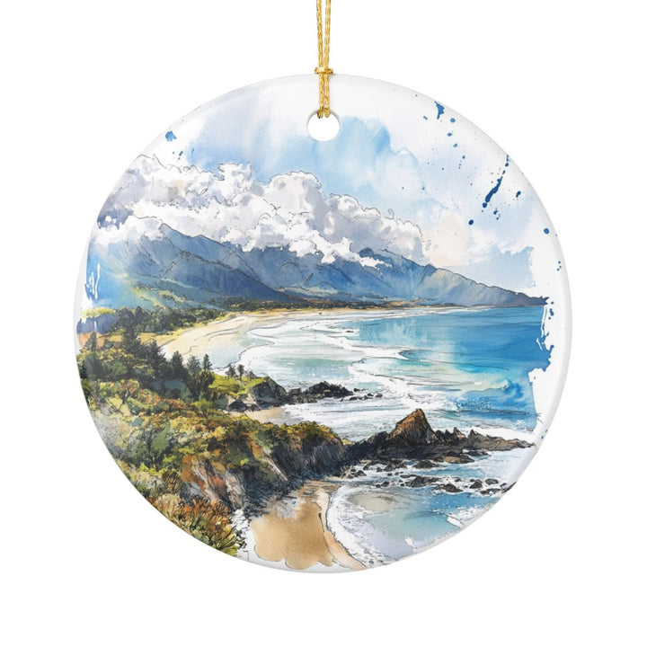 Hokitika New Zealand Ornament: Unique Hokitika Souvenir, Hokitika New Zealand Xmas Decor, and Authentic Hokitika Gift