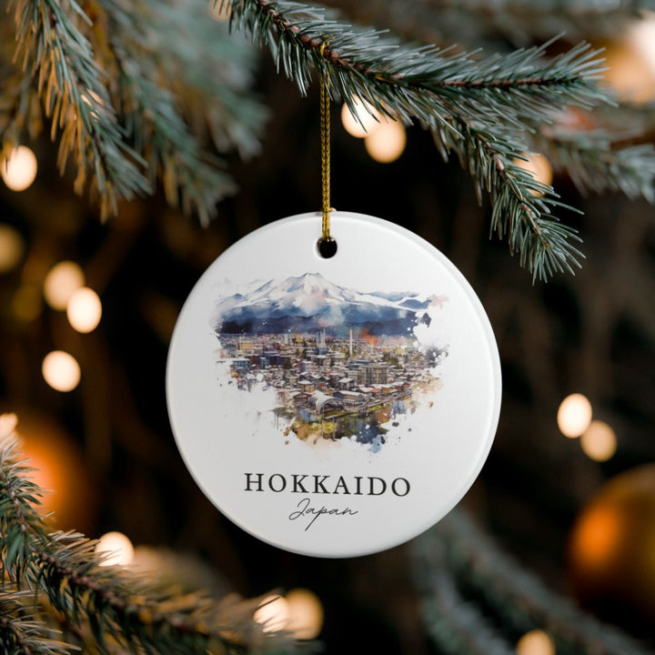 Hokkaido Japan Ornament: Unique Hokkaido Souvenir, Hokkaido Japan Xmas Decor, and Authentic Hokkaido Gift