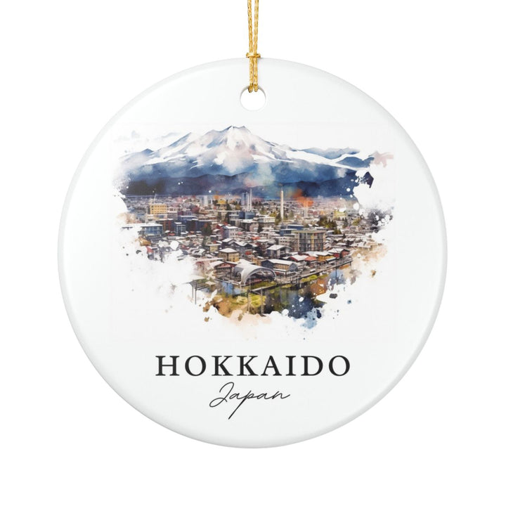 Hokkaido Japan Ornament: Unique Hokkaido Souvenir, Hokkaido Japan Xmas Decor, and Authentic Hokkaido Gift