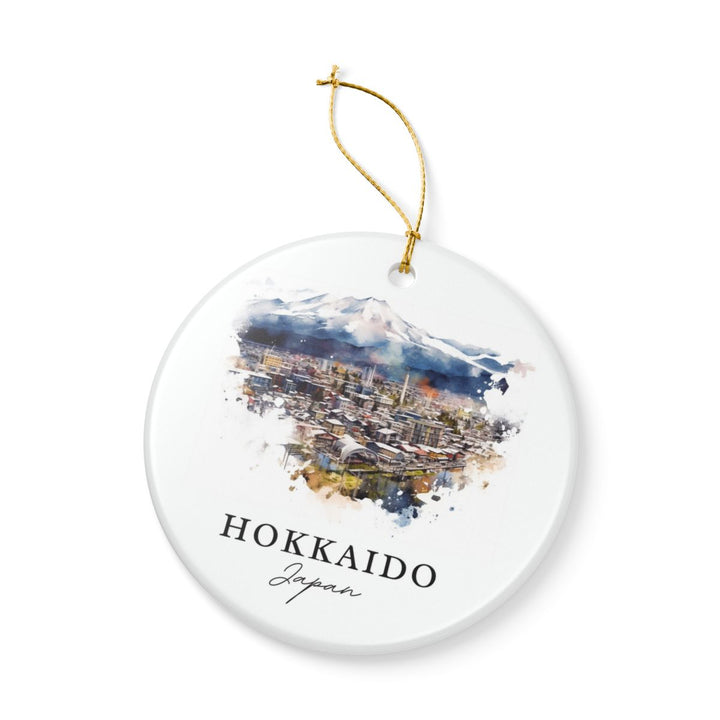 Hokkaido Japan Ornament: Unique Hokkaido Souvenir, Hokkaido Japan Xmas Decor, and Authentic Hokkaido Gift
