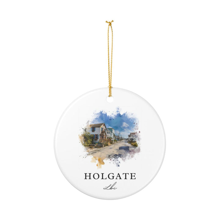 Holgate Lbi New Jersey Ornament: Unique Holgate Lbi Souvenir, Holgate Lbi New Jersey Xmas Decor, and Authentic Holgate Lbi Gift