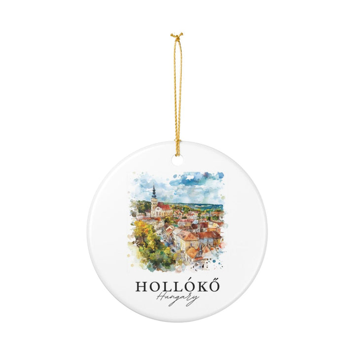 Holloko Hungary Ornament: Unique Holloko Souvenir, Holloko Hungary Xmas Decor, and Authentic Holloko Gift