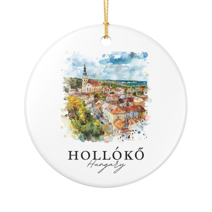 Holloko Hungary Ornament: Unique Holloko Souvenir, Holloko Hungary Xmas Decor, and Authentic Holloko Gift