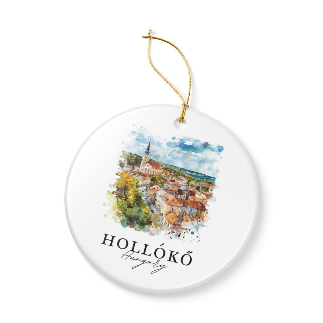 Holloko Hungary Ornament: Unique Holloko Souvenir, Holloko Hungary Xmas Decor, and Authentic Holloko Gift