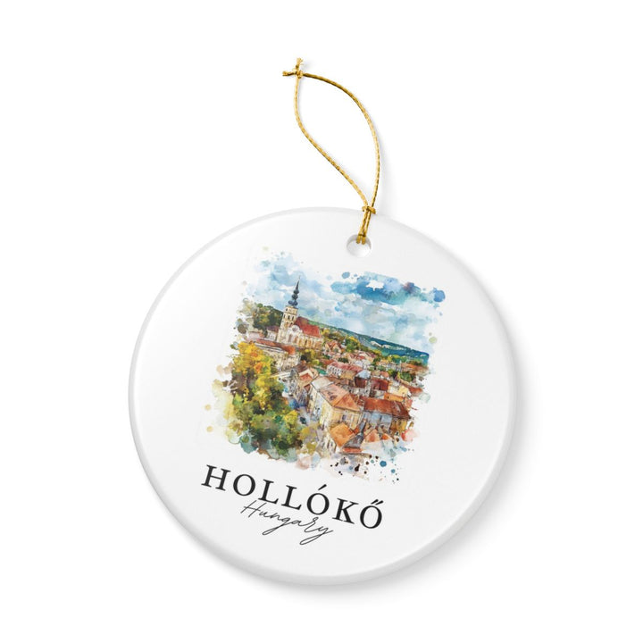 Holloko Hungary Ornament: Unique Holloko Souvenir, Holloko Hungary Xmas Decor, and Authentic Holloko Gift