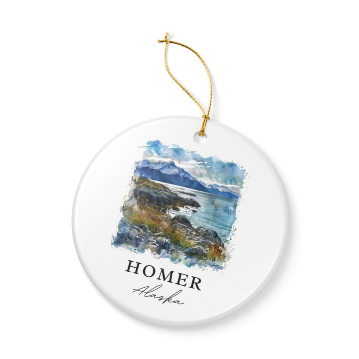 Homer Alaska Ornament | Christmas Travel Souvenir Gift